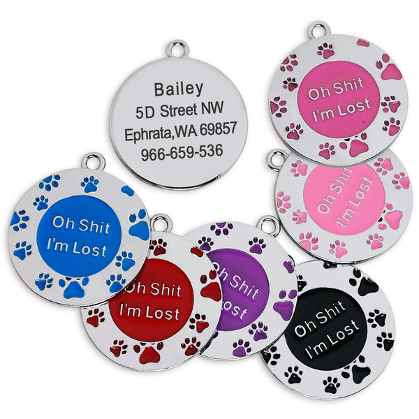 Load image into Gallery viewer, I&#39;m Lost Pet Tag - Personalised Engraving
