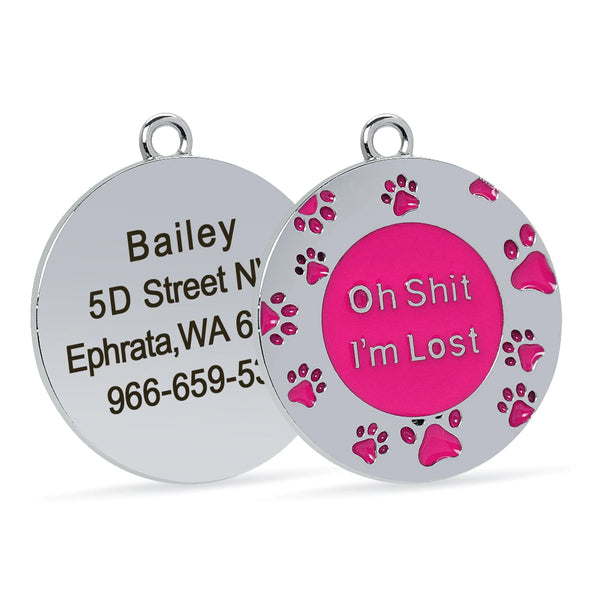 Load image into Gallery viewer, I&#39;m Lost Pet Tag - Personalised Engraving
