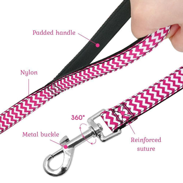 Load image into Gallery viewer, personalised dog collar with engraving and matching leash set
