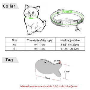 Star Cat - Personalised Cat Collar