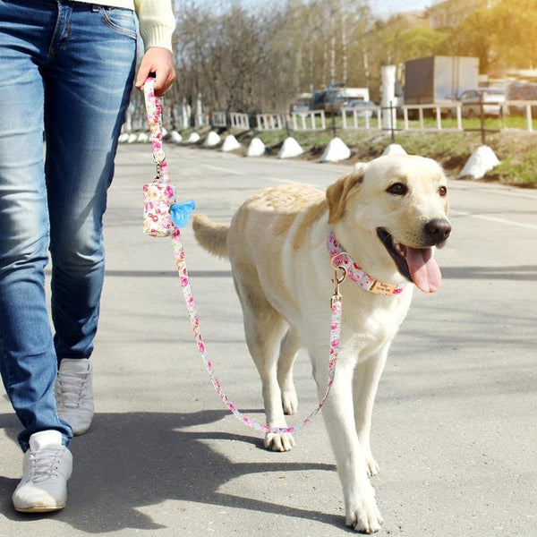 Load image into Gallery viewer, floral pet harness cat and dog
