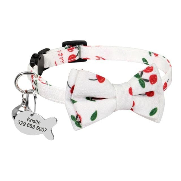 Load image into Gallery viewer, White Cherry - Personalised Collar
