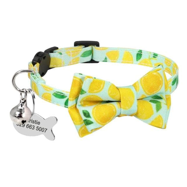 Load image into Gallery viewer, Yellow Lemon - Personalised Collar
