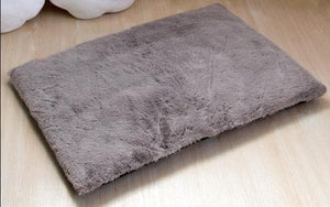 plush fluffy cat pet dog bed
