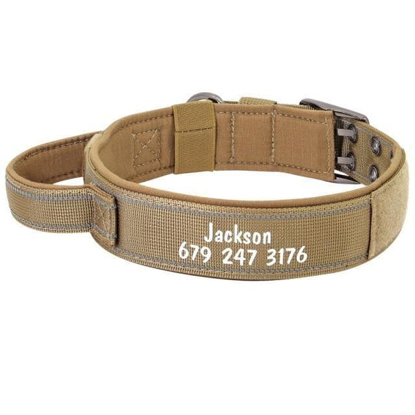 Load image into Gallery viewer, personalised dog collar with engraving of name and phone number
