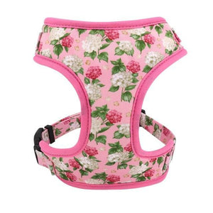 floral dog harness pink