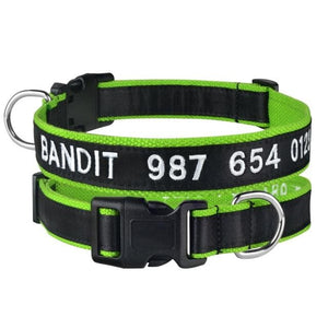 Black ID - Personalised Collar