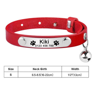 Kitty Paws - Personalised Cat Collar