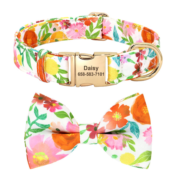 Load image into Gallery viewer, Sunday Lunch Bow Tie - Personalised Collar
