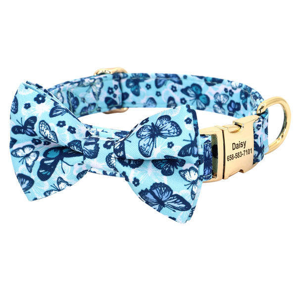 Load image into Gallery viewer, Sunday Lunch Bow Tie - Personalised Collar
